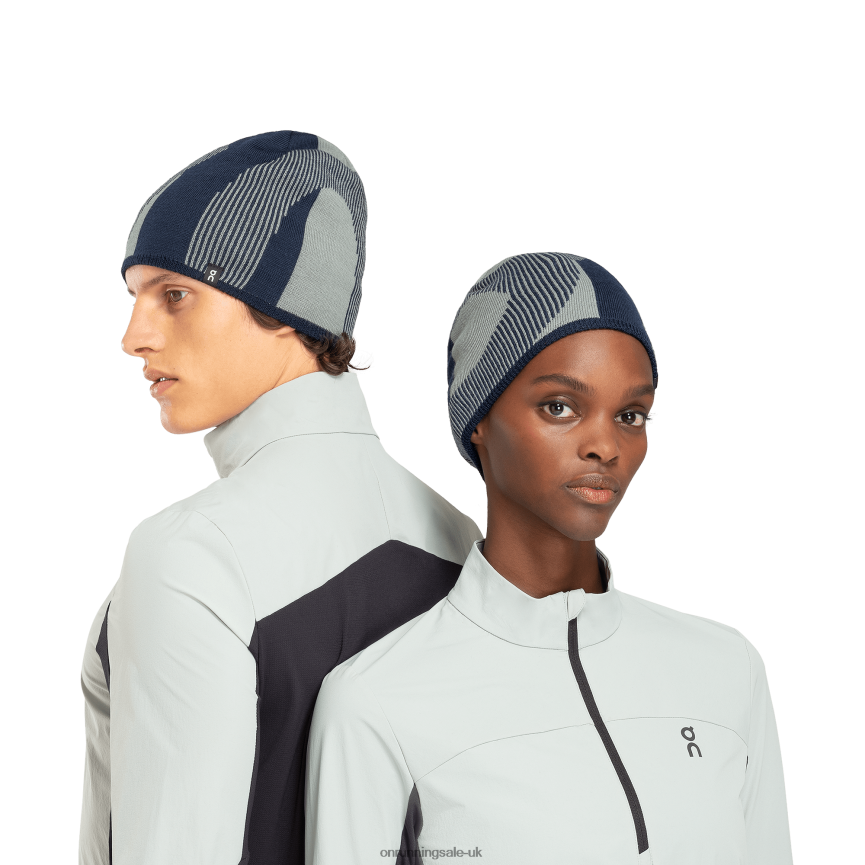 On RunningExplorer Merino Beanie 8N62N8110 Moss/Navy