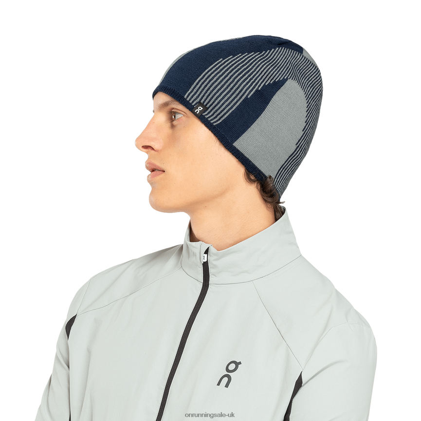 On RunningExplorer Merino Beanie 8N62N8110 Moss/Navy