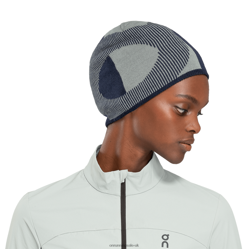 On RunningExplorer Merino Beanie 8N62N8110 Moss/Navy