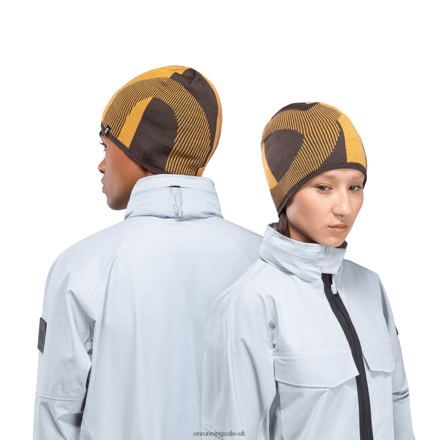 On RunningExplorer Merino Beanie 8N62N8112 Mango/Thorn