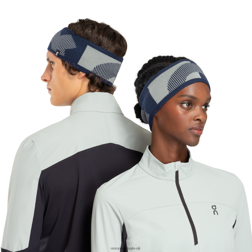 On RunningExplorer Merino Headband 8N62N896 Moss/Navy