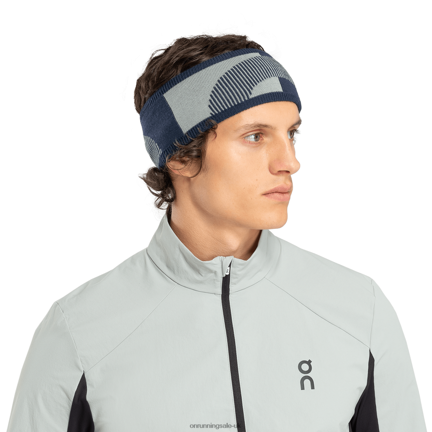 On RunningExplorer Merino Headband 8N62N896 Moss/Navy