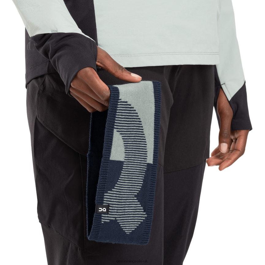 On RunningExplorer Merino Headband 8N62N896 Moss/Navy