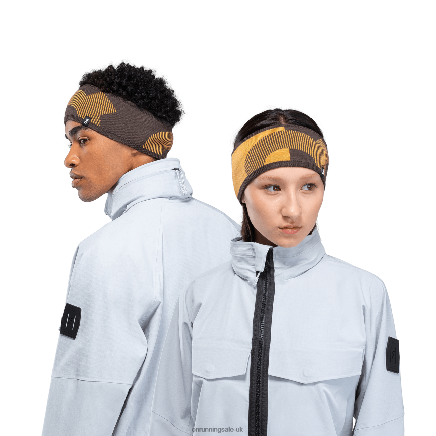 On RunningExplorer Merino Headband 8N62N898 Mango/Thorn