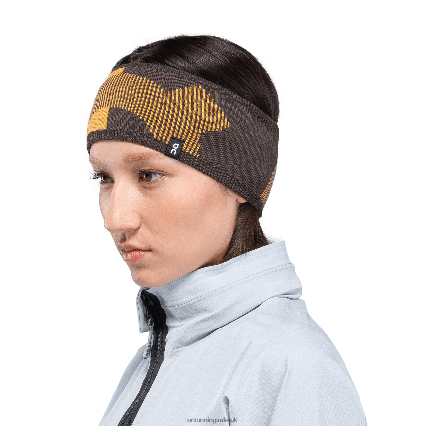On RunningExplorer Merino Headband 8N62N898 Mango/Thorn