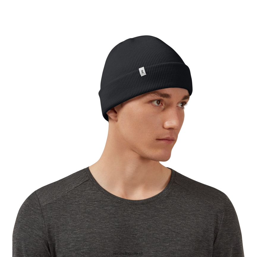On RunningMerino Beanie 8N62N889 Black