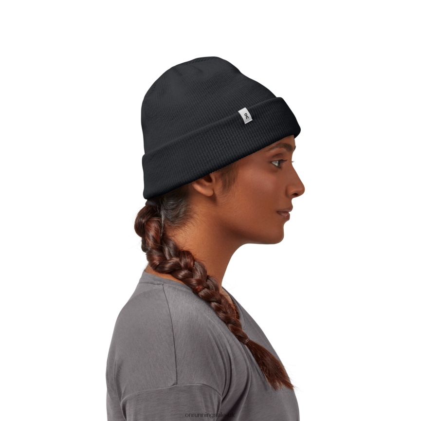 On RunningMerino Beanie 8N62N889 Black
