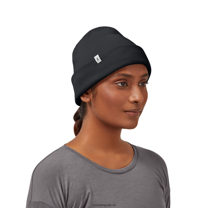On RunningMerino Beanie 8N62N889 Black