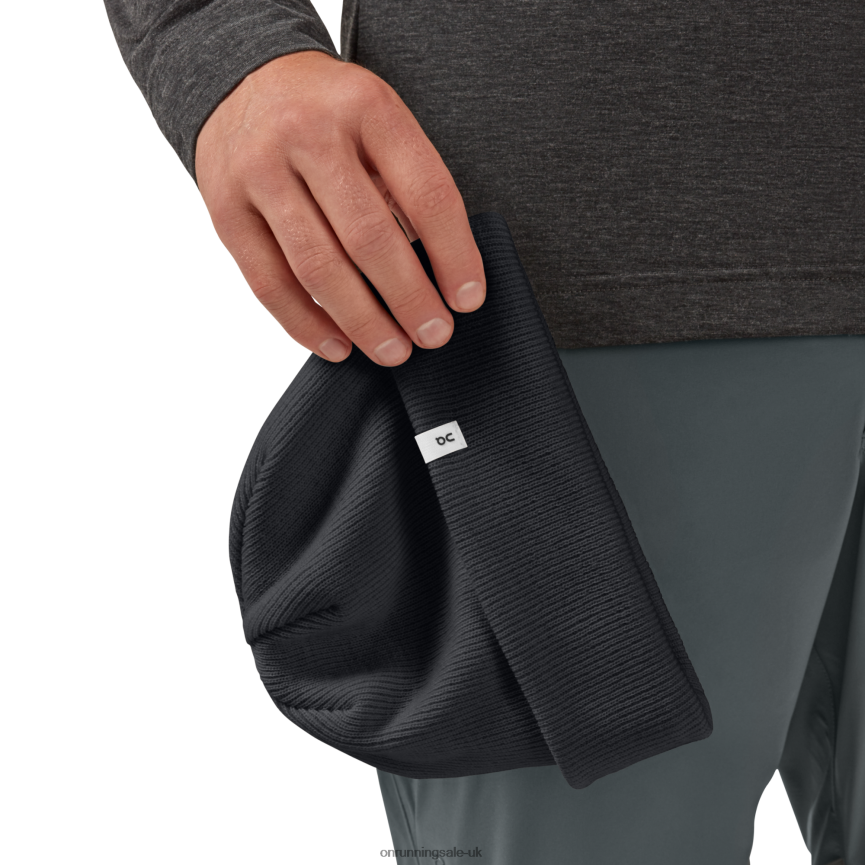 On RunningMerino Beanie 8N62N889 Black