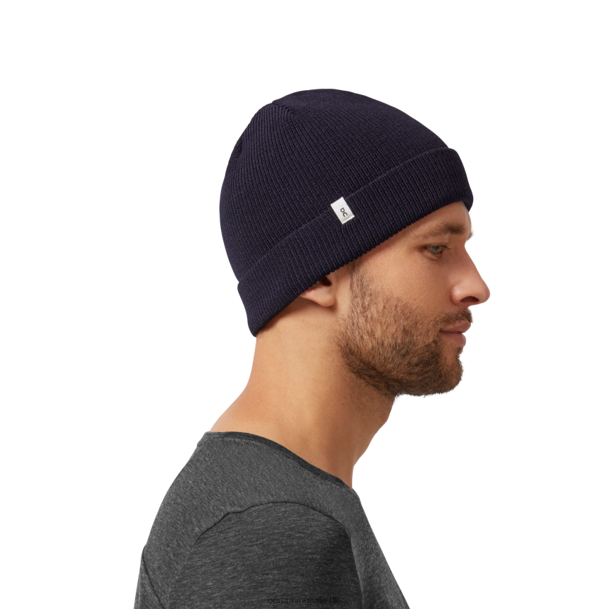 On RunningMerino Beanie 8N62N890 Navy