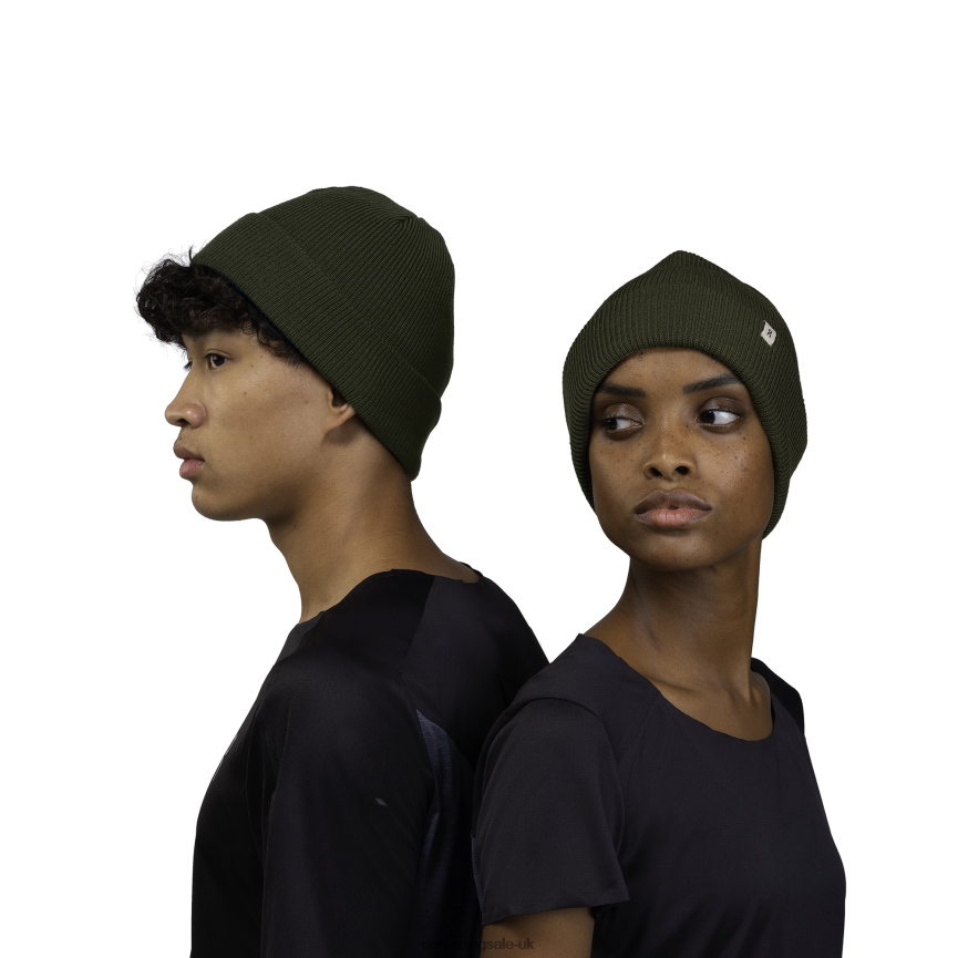 On RunningMerino Beanie 8N62N893 Olive