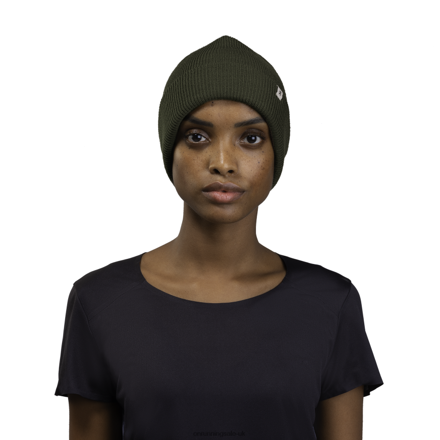 On RunningMerino Beanie 8N62N893 Olive