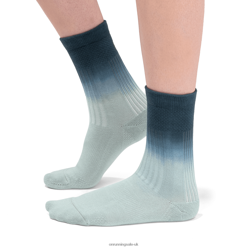 On RunningAll-Day Sock 8N62N8255 Moss/Navy