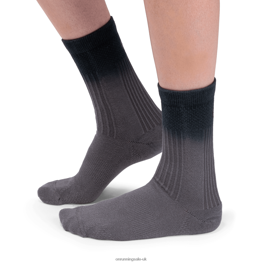 On RunningAll-Day Sock 8N62N8256 Carbon/Black