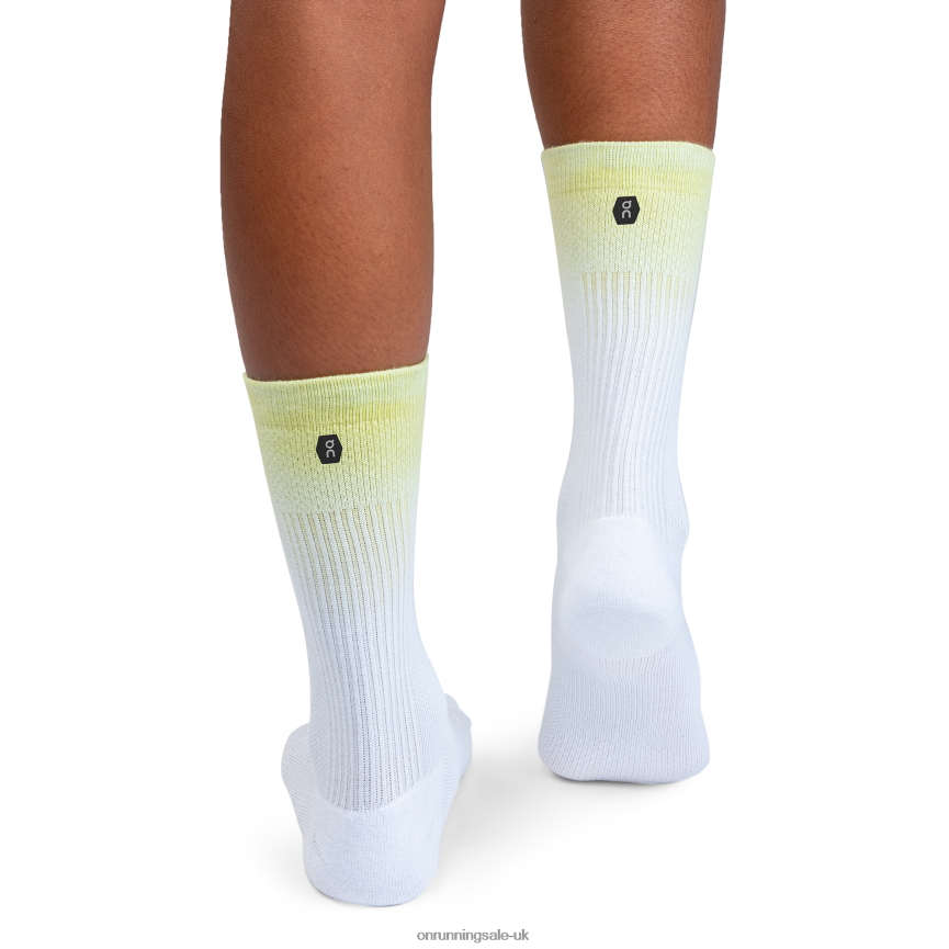 On RunningAll-Day Sock 8N62N8259 White/Hay