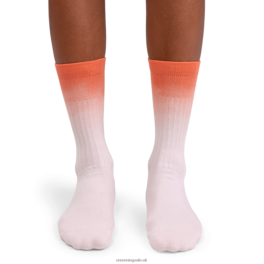On RunningAll-Day Sock 8N62N8261 Rose/Flame