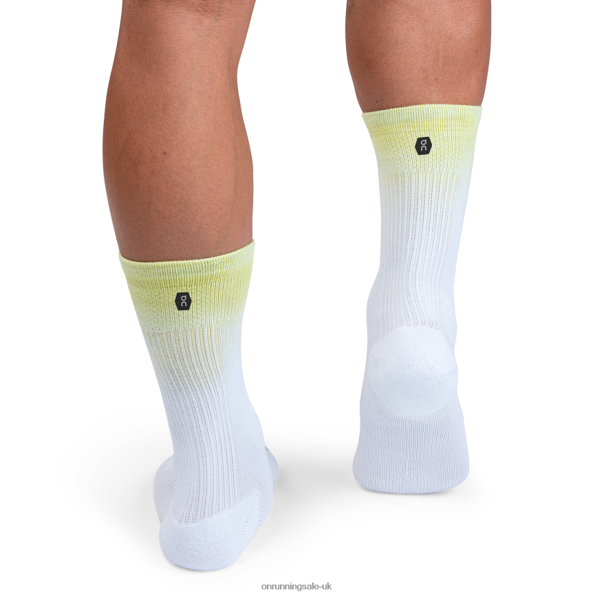 On RunningAll-Day Sock 8N62N8758 White/Hay
