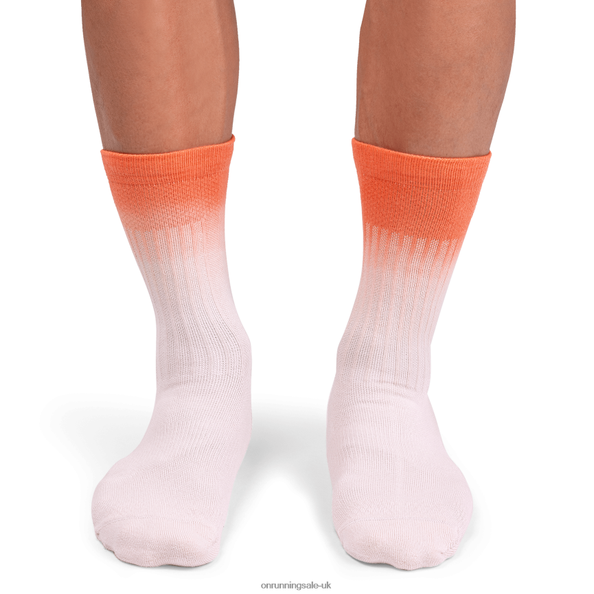 On RunningAll-Day Sock 8N62N8759 Rose/Flame