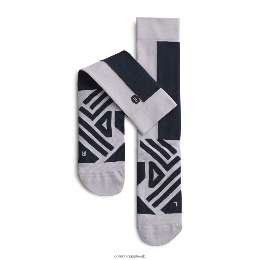On RunningHigh Sock 8N62N8514 Navy/Lilac