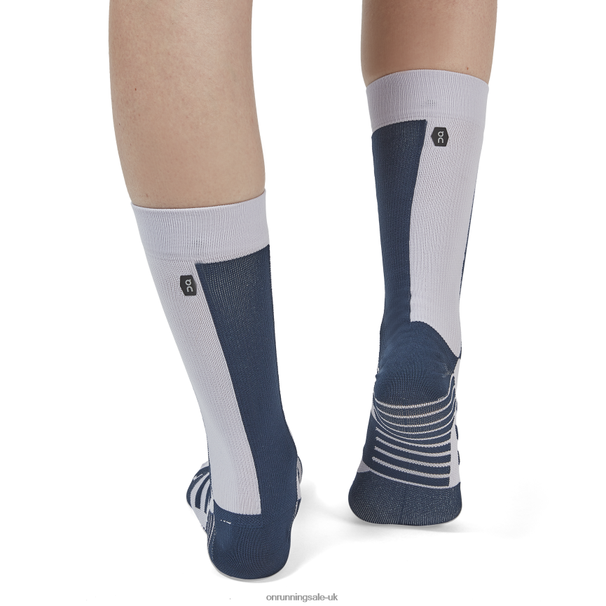 On RunningHigh Sock 8N62N8514 Navy/Lilac