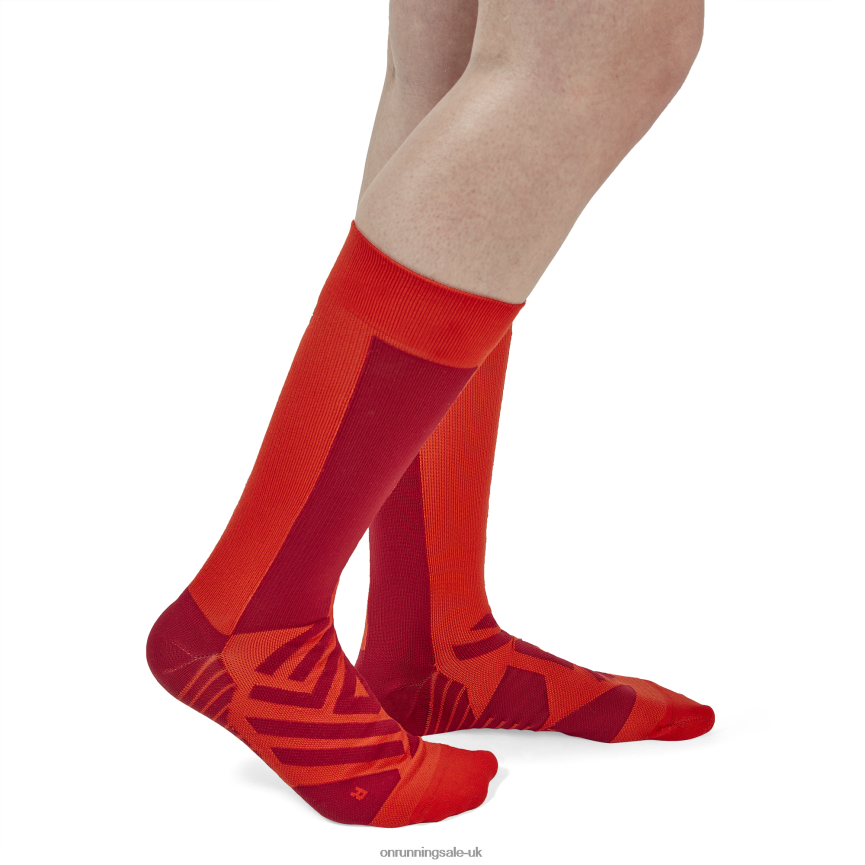 On RunningHigh Sock 8N62N8515 Chili/Spice