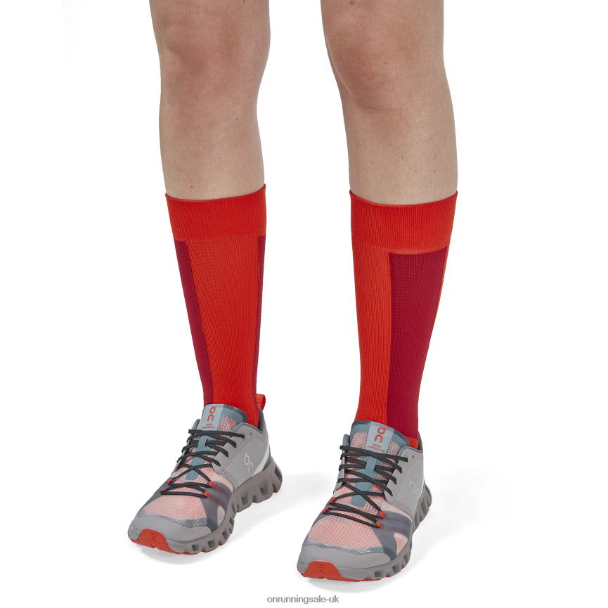 On RunningHigh Sock 8N62N8515 Chili/Spice