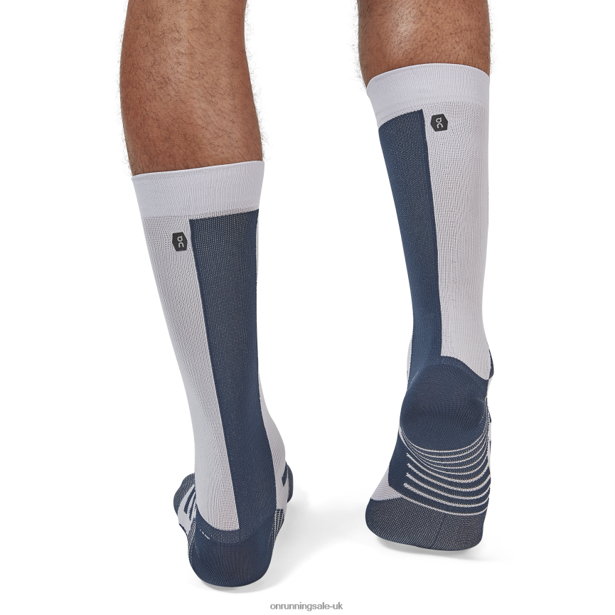 On RunningHigh Sock 8N62N8968 Navy/Lilac