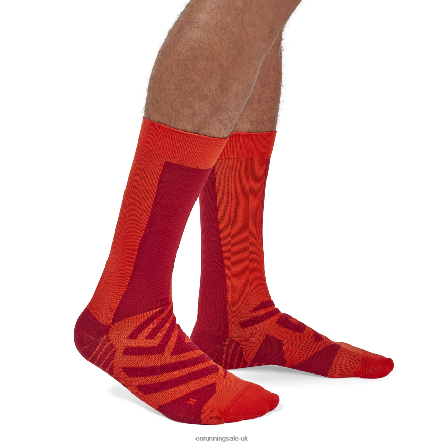 On RunningHigh Sock 8N62N8969 Chili/Spice