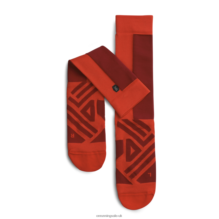 On RunningHigh Sock 8N62N8969 Chili/Spice