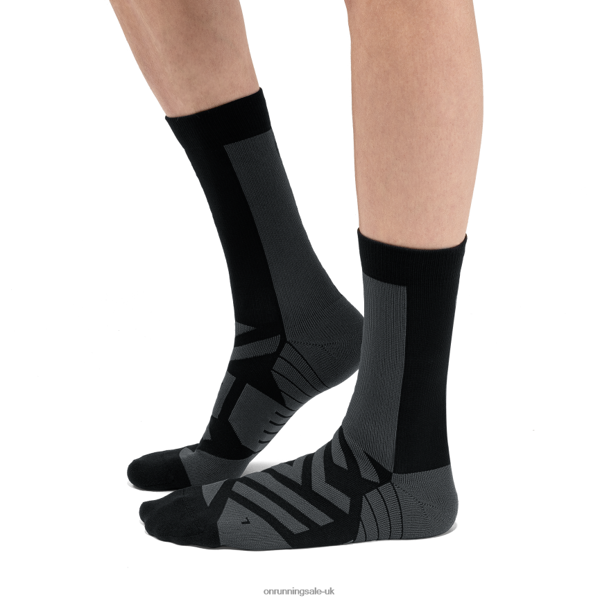 On RunningPerformance High Sock 8N62N8700 Black/Shadow