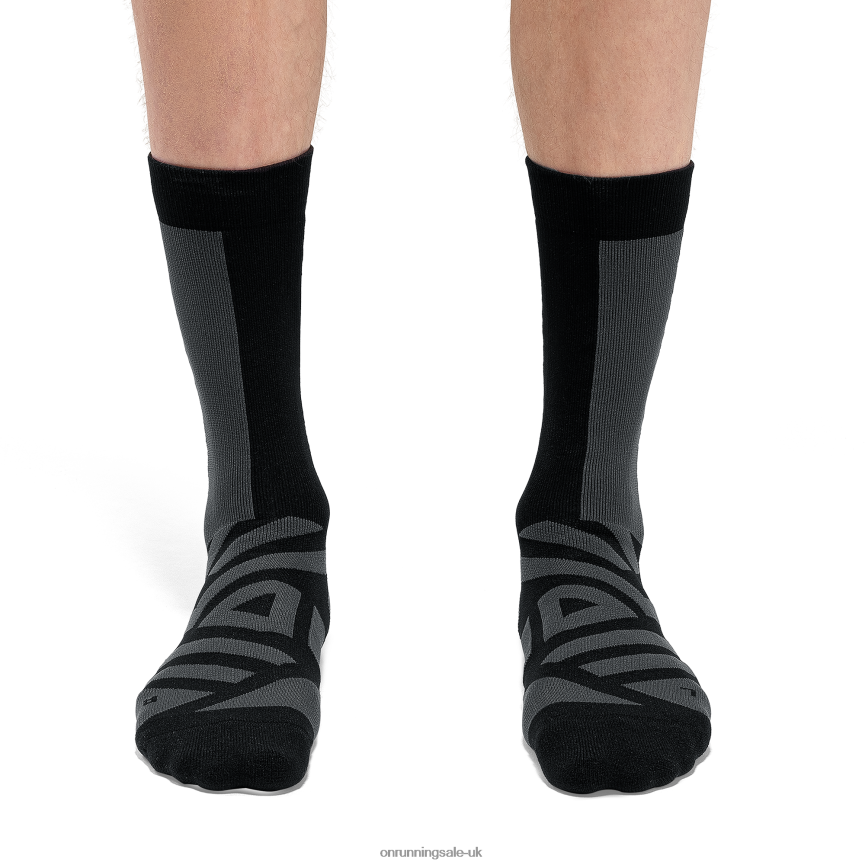 On RunningPerformance High Sock 8N62N8700 Black/Shadow