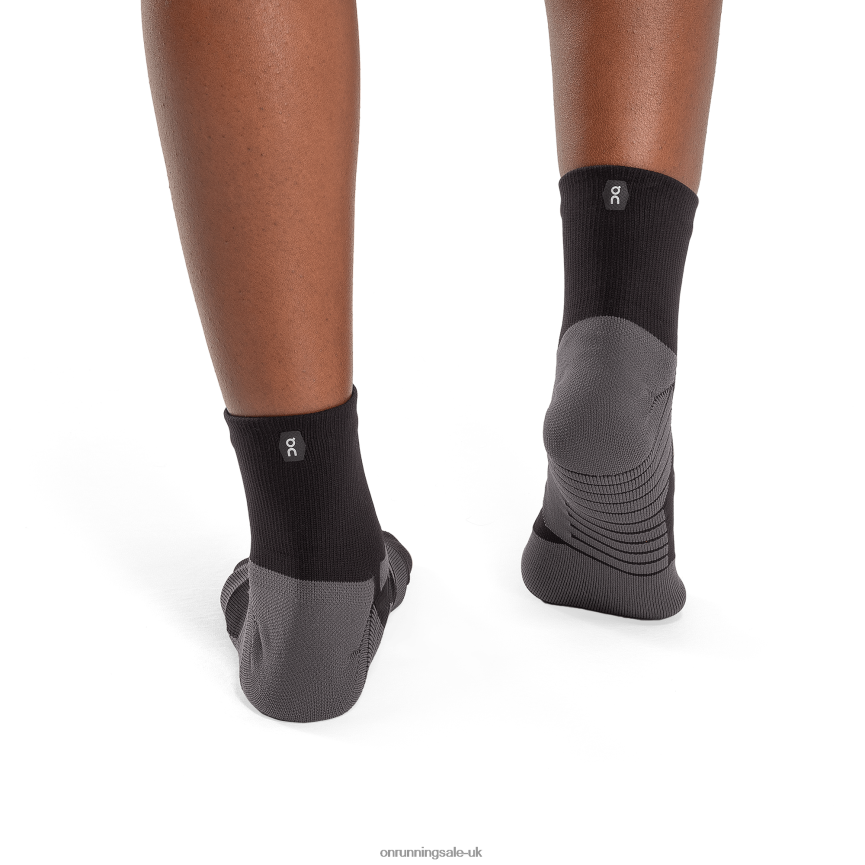 On RunningPerformance Mid Sock 8N62N8202 Black/Shadow