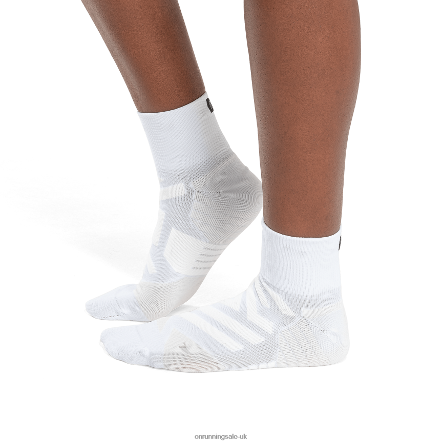 On RunningPerformance Mid Sock 8N62N8203 White/Ivory