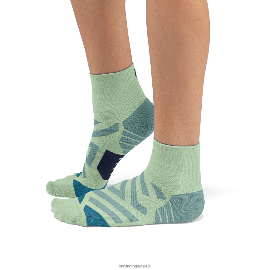 On RunningPerformance Mid Sock 8N62N8207 Meadow/Niagara