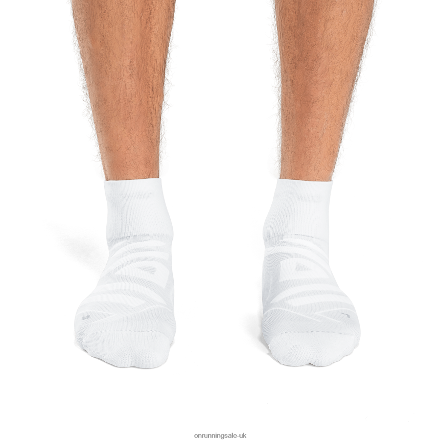 On RunningPerformance Mid Sock 8N62N8708 White/Ivory