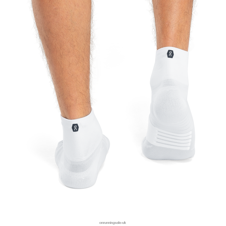 On RunningPerformance Mid Sock 8N62N8708 White/Ivory