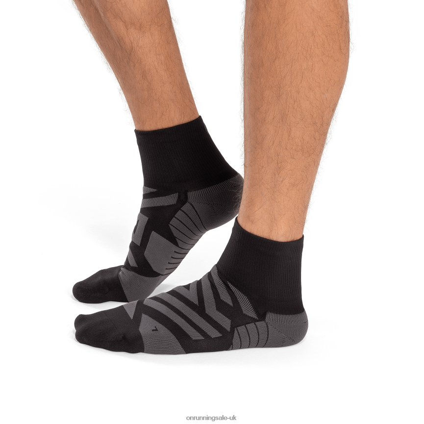 On RunningPerformance Mid Sock 8N62N8709 Black/Shadow