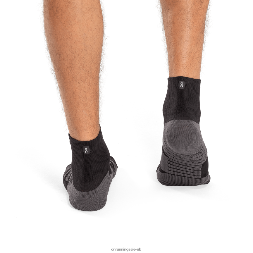 On RunningPerformance Mid Sock 8N62N8709 Black/Shadow