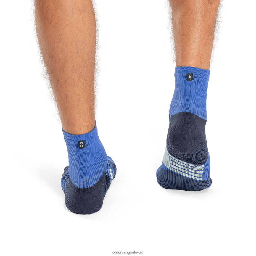 On RunningPerformance Mid Sock 8N62N8710 Cobalt/Denim