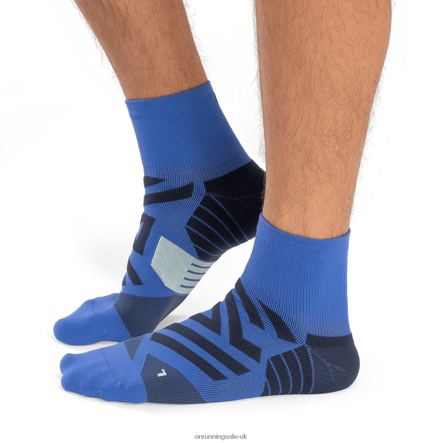 On RunningPerformance Mid Sock 8N62N8710 Cobalt/Denim