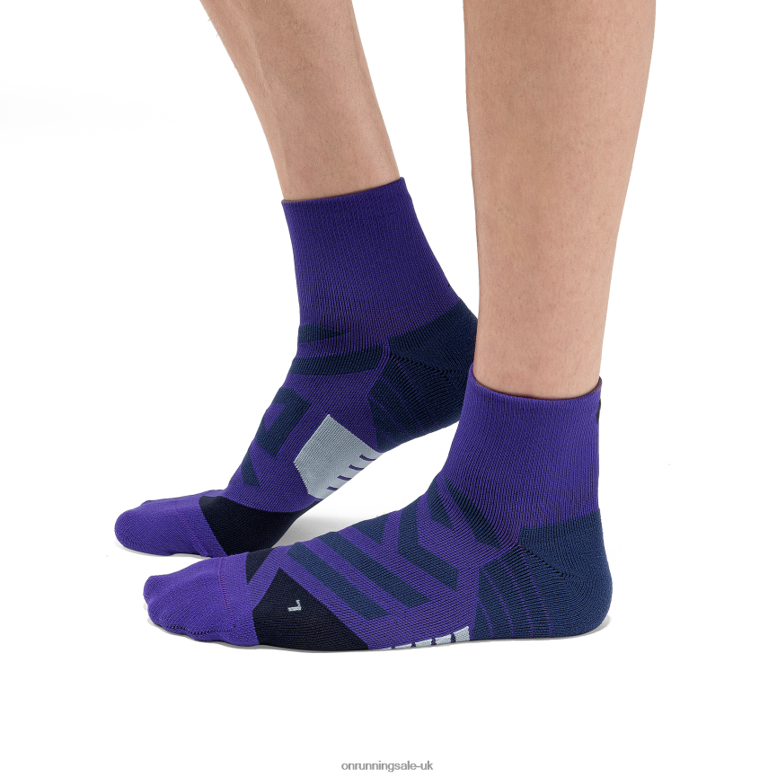On RunningPerformance Mid Sock 8N62N8712 Twilight/Navy