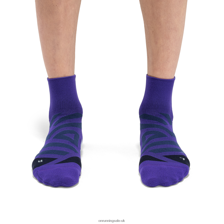On RunningPerformance Mid Sock 8N62N8712 Twilight/Navy