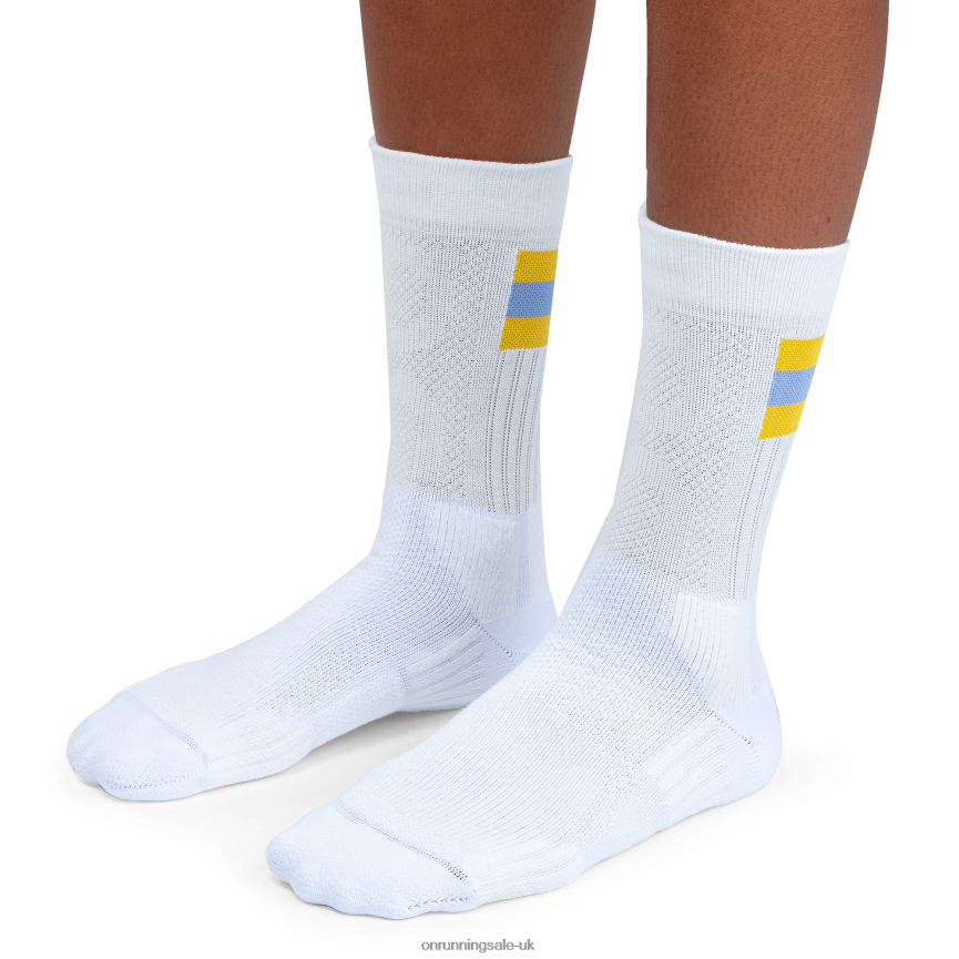On RunningTennis Sock 8N62N8497 White/Mustard