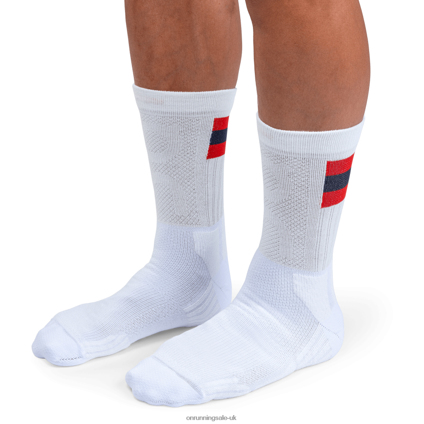 On RunningTennis Sock 8N62N8949 White/Red