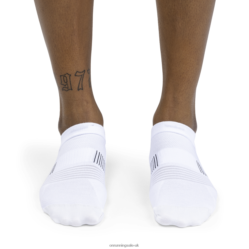 On RunningUltralight Low Sock 8N62N8498 White/Black