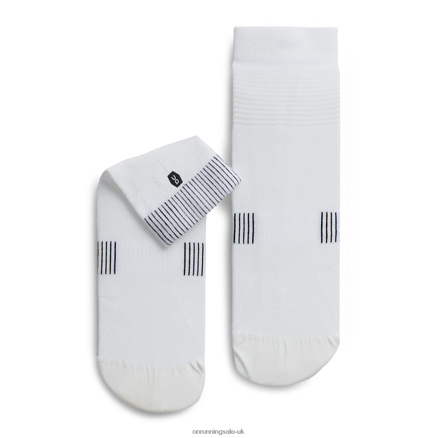 On RunningUltralight Mid Sock 8N62N8952 White/Black