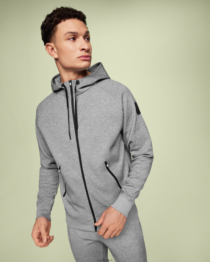 On Running Men Zipped Hoodie 8N62N8715 Grey