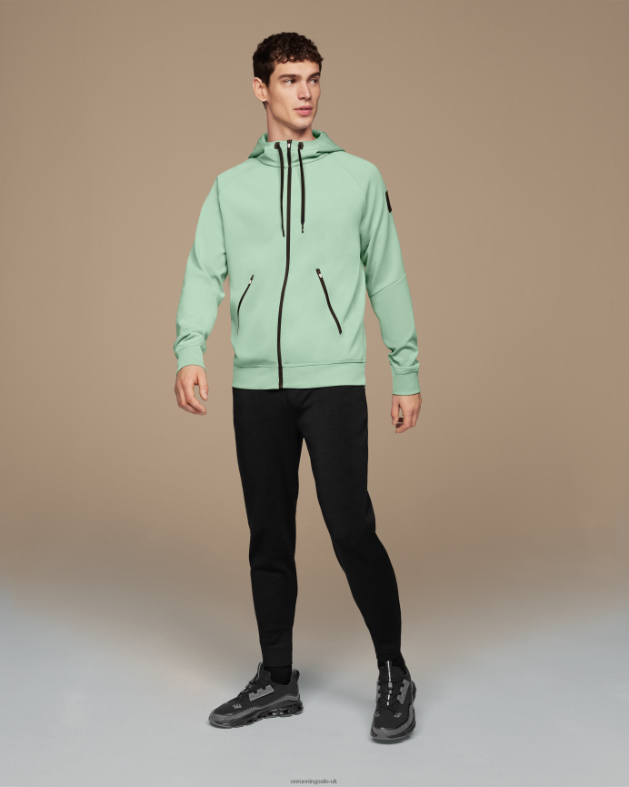 On Running Men Zipped Hoodie 8N62N8716 Moss