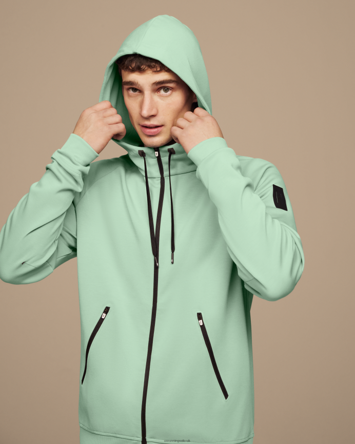 On Running Men Zipped Hoodie 8N62N8716 Moss