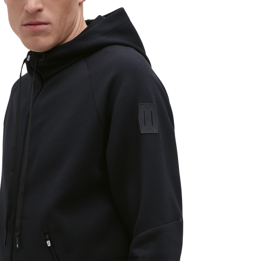 On Running Men Zipped Hoodie 8N62N8717 Black